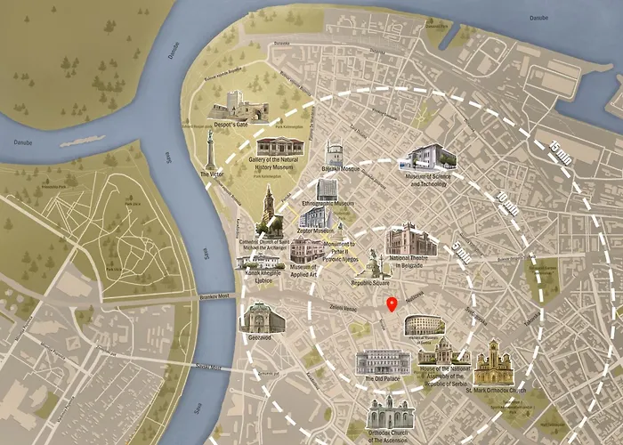 Urban Corner 5min To Republic Square Renovated * بلغراد